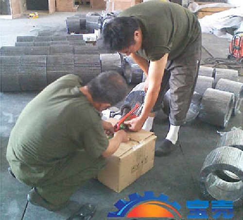 山東某集團(tuán)定制的寶殼牌壓輥殼順利發(fā)貨